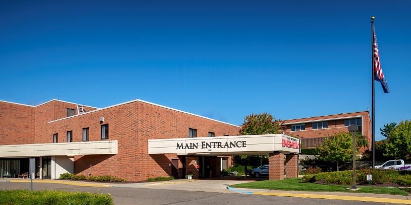 Exterior of Livingston hospital