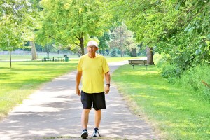 Ron Rich Walking On Path